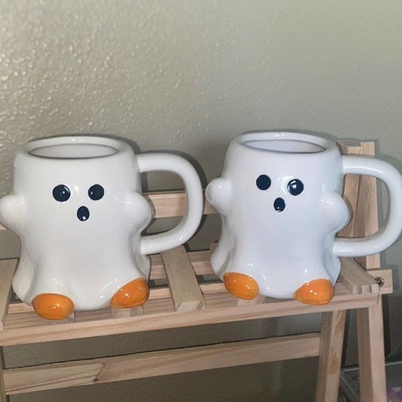 Halloween Target‎ Hyde and Eek Ghost Mug Set of 2 - Picture 1 of 3